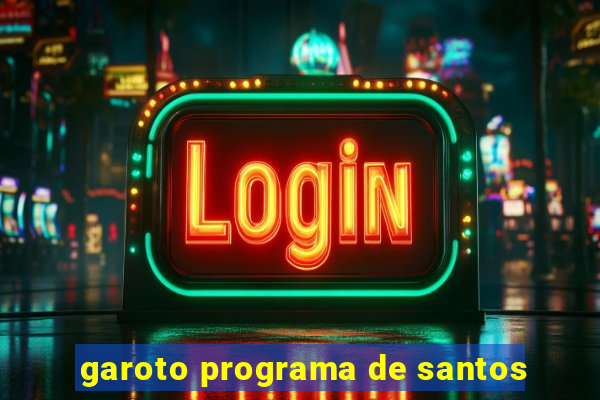 garoto programa de santos